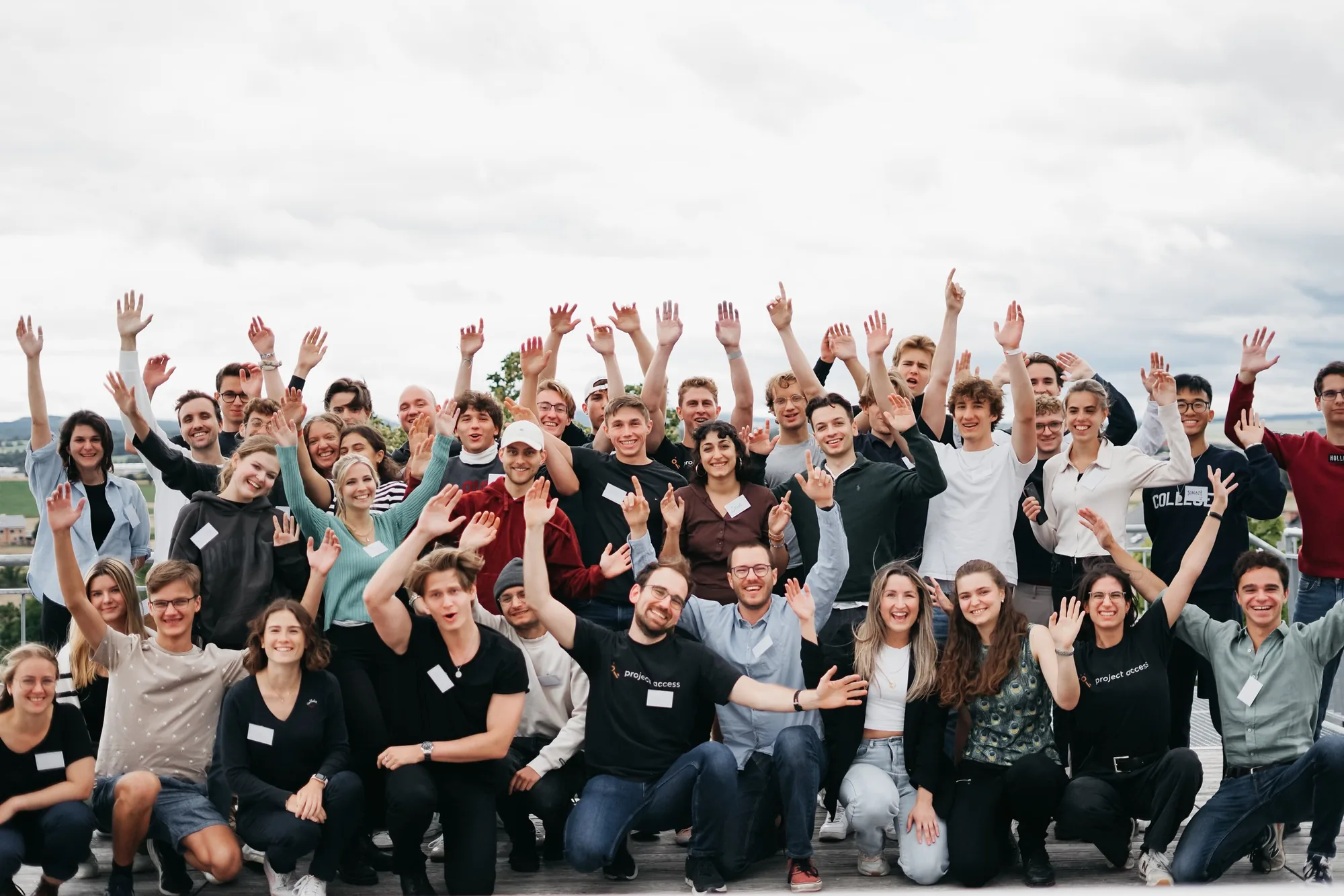 Gruppenfoto vom Project Access Austria Bootcamp mit Teilnehmenden und Mentor:innen
