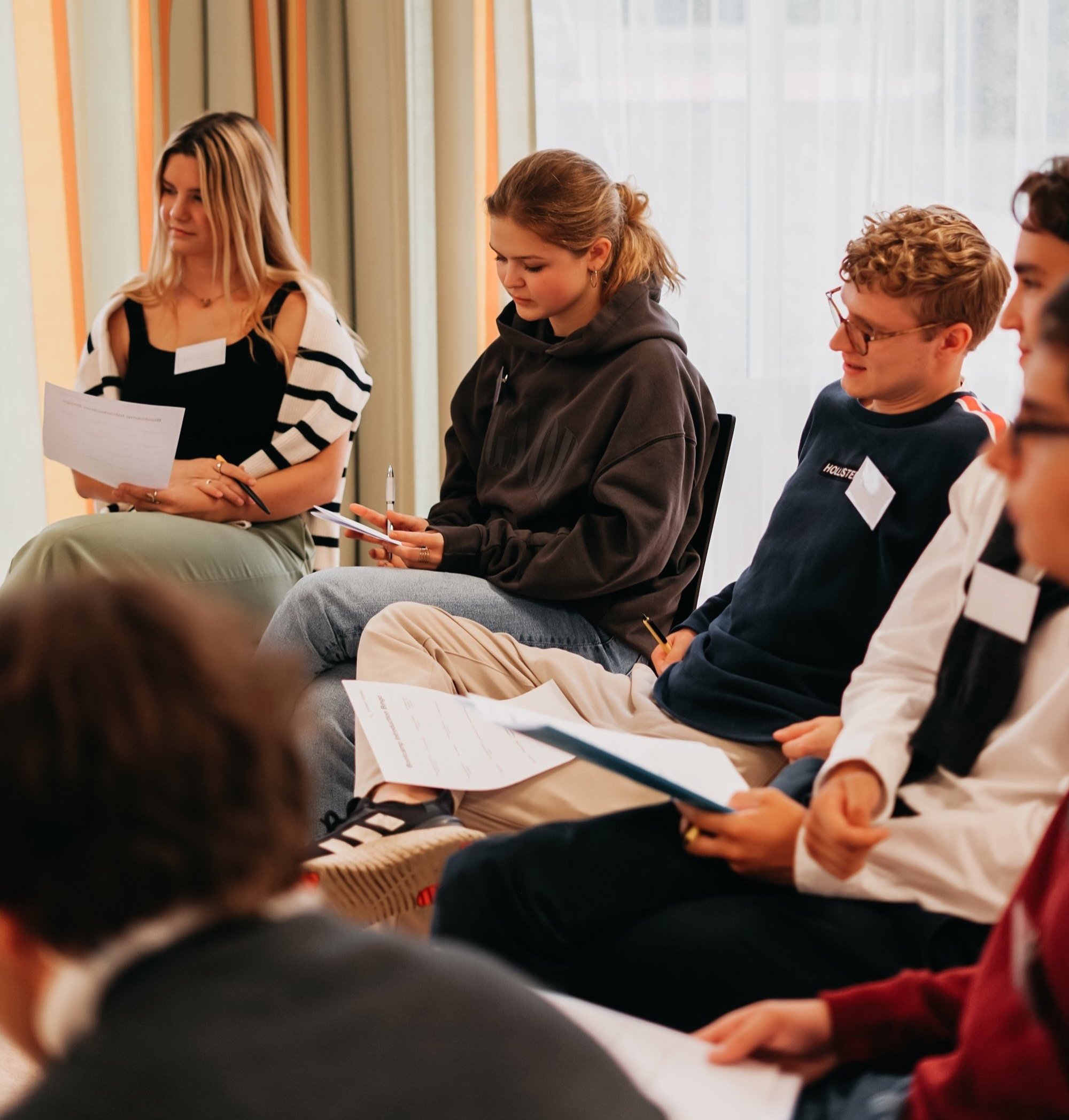Workshop-Situation mit Project Access Austria
